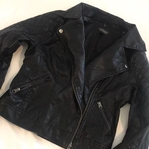 Top Shop faux leather jacket